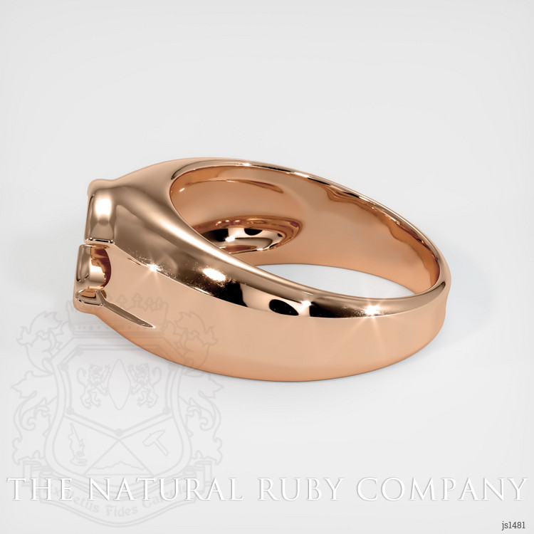 18K Rose Gold Men's Ring Setting