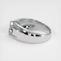 14K White Gold Men's Ring Setting Image