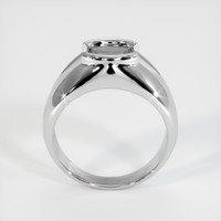 14K White Gold Men's Ring Setting Image