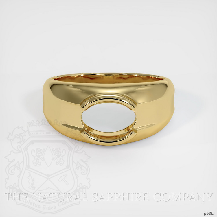 10K Yellow Gold Men's Ring Setting