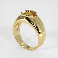 14K Yellow Gold Men's Ring Setting Video