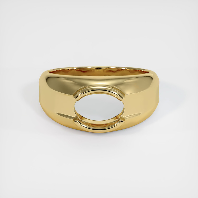 14K Yellow Gold Men's Ring Setting