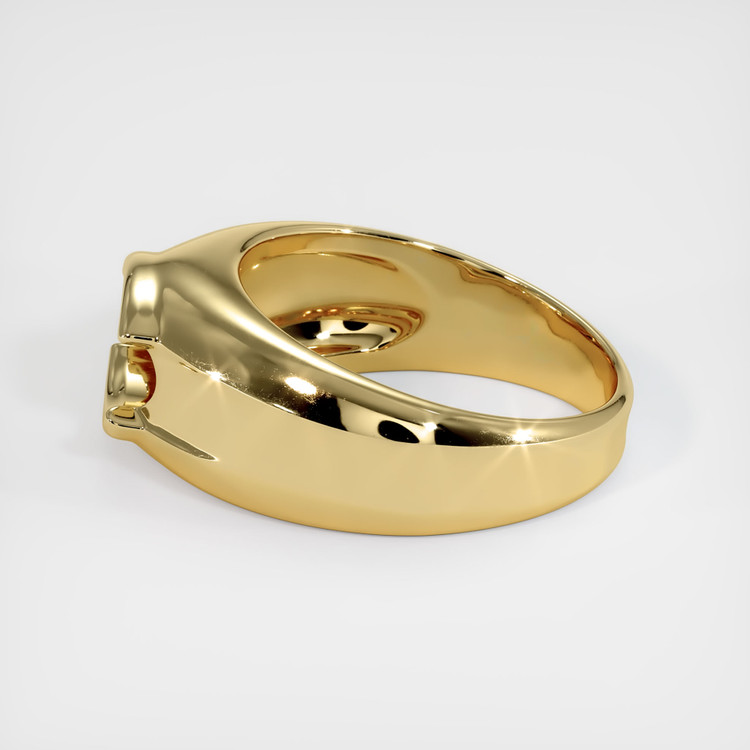 14K Yellow Gold Men's Ring Setting