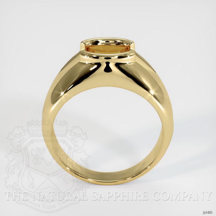 14K Yellow Gold Men's Ring Setting