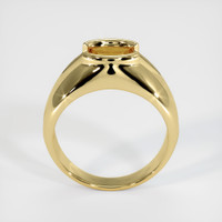18K Yellow Gold Men's Ring Setting Image