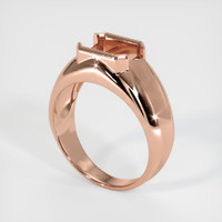 14K Rose Gold Men's Ring Setting Video