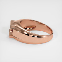 14K Rose Gold Men's Ring Setting Image