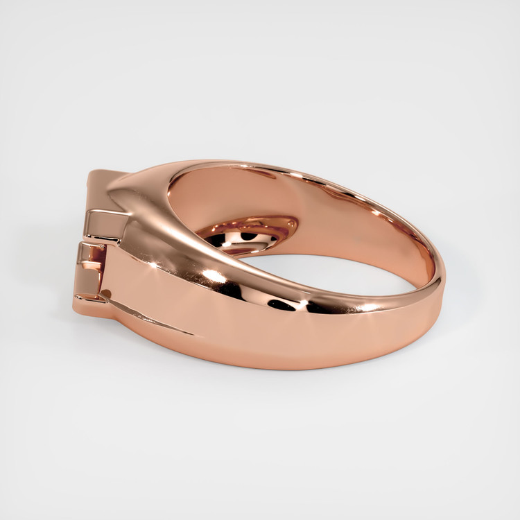 14K Rose Gold Men's Ring Setting