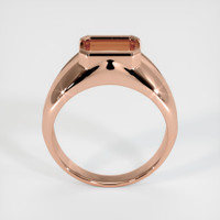 14K Rose Gold Men's Ring Setting Image