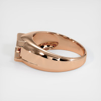 18K Rose Gold Men's Ring Setting Image