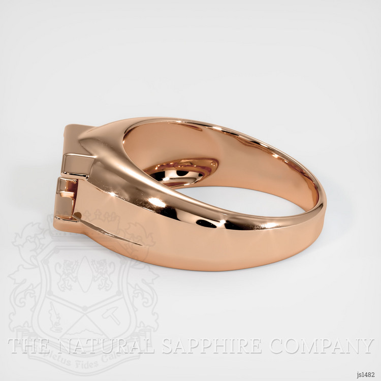 18K Rose Gold Men's Ring Setting