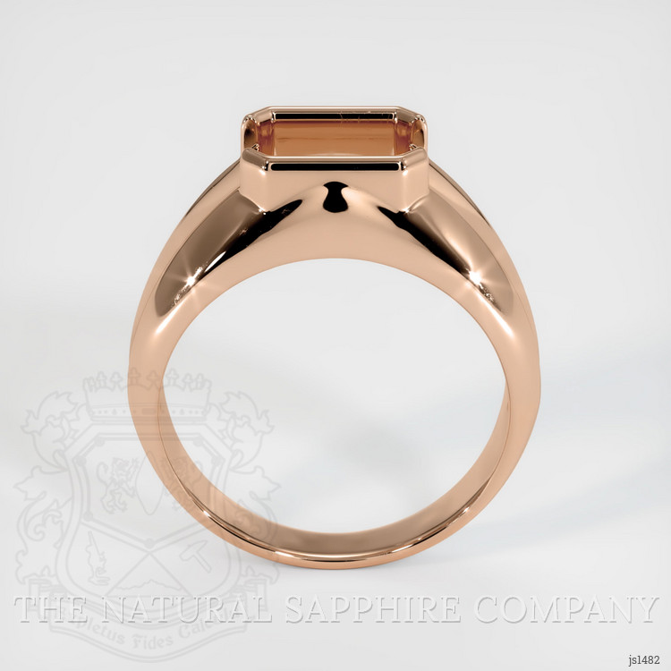 18K Rose Gold Men's Ring Setting