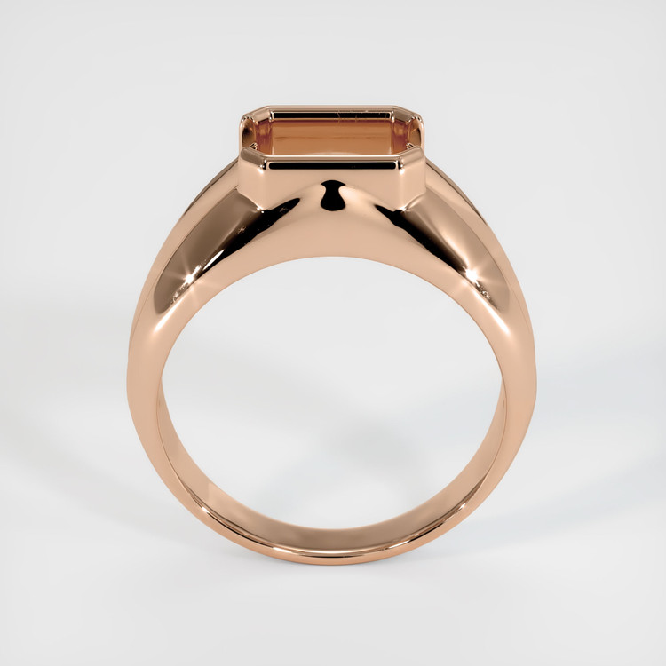 18K Rose Gold Men's Ring Setting