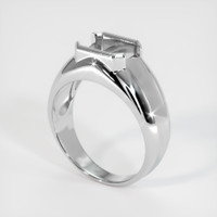 10K White Gold Men's Ring Setting Video