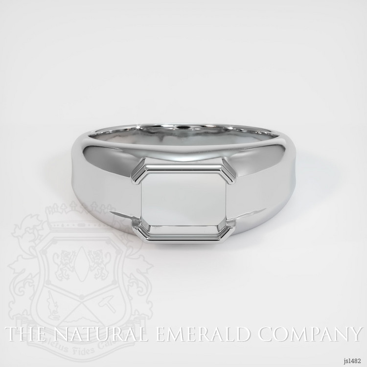 18K White Gold Men's Ring Setting