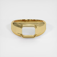 14K Yellow Gold Men's Ring Setting Image