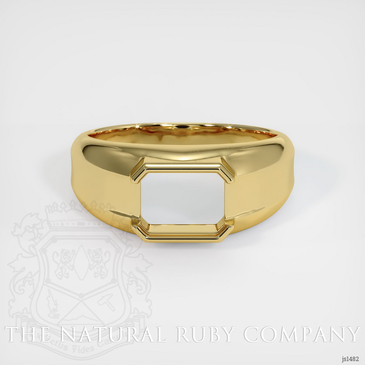 18K Yellow Gold Men's Ring Setting