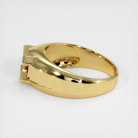 18K Yellow Gold Men's Ring Setting Image