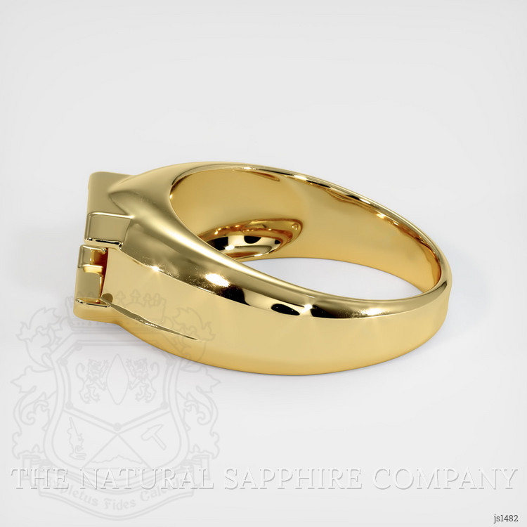 18K Yellow Gold Men's Ring Setting