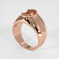14K Rose Gold Men's Ring Setting Video