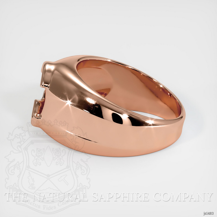 14K Rose Gold Men's Ring Setting