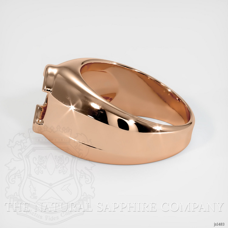 18K Rose Gold Men's Ring Setting