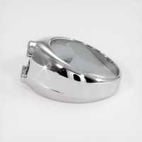 10K White Gold Men's Ring Setting Image