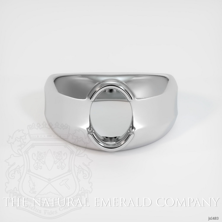 18K White Gold Men's Ring Setting