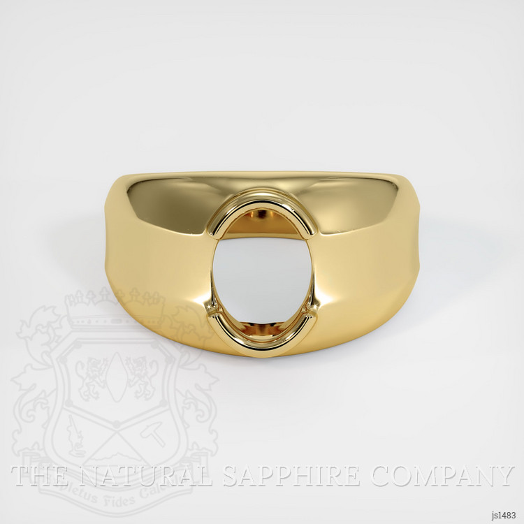 10K Yellow Gold Men's Ring Setting