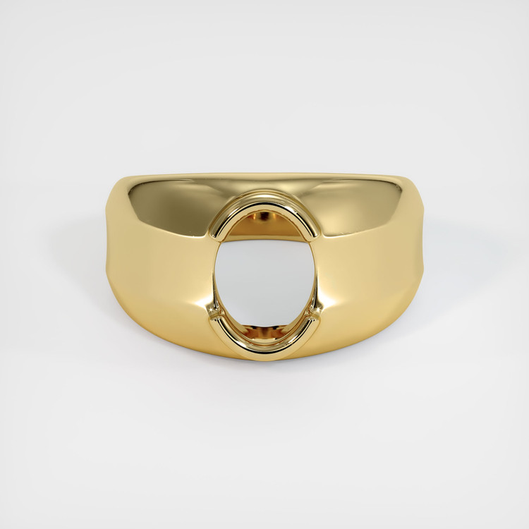 14K Yellow Gold Men's Ring Setting