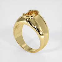 18K Yellow Gold Men's Ring Setting Video
