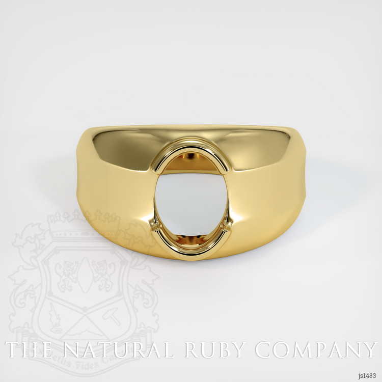 18K Yellow Gold Men's Ring Setting