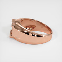 14K Rose Gold Men's Ring Setting Image