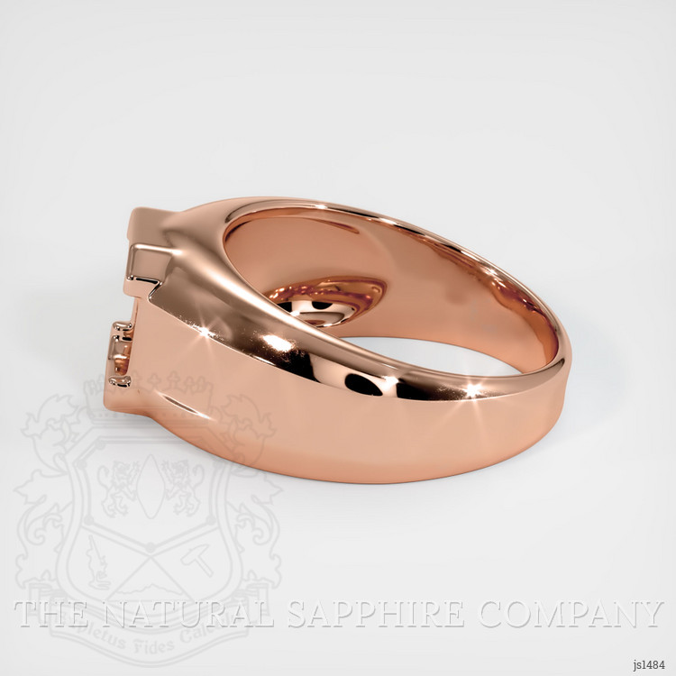 14K Rose Gold Men's Ring Setting