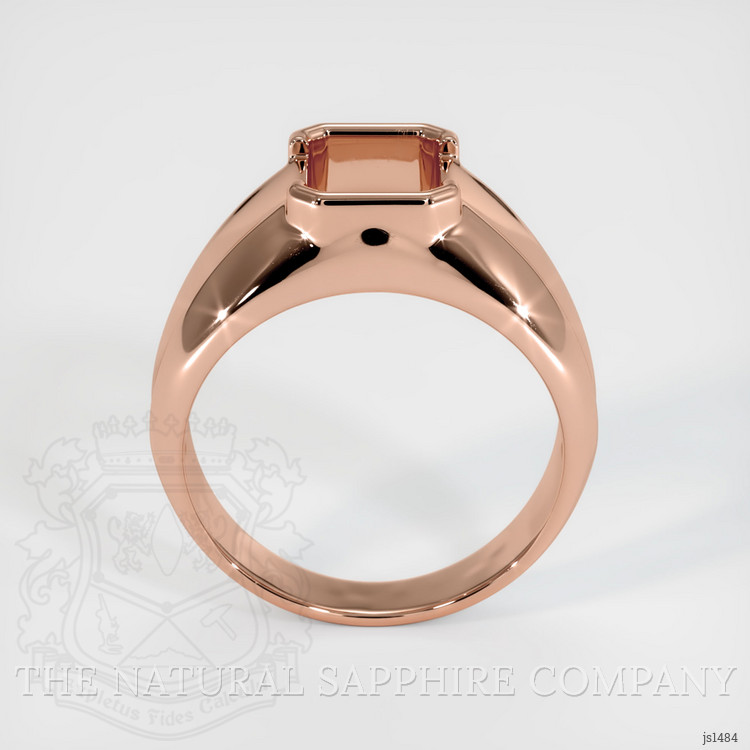 14K Rose Gold Men's Ring Setting