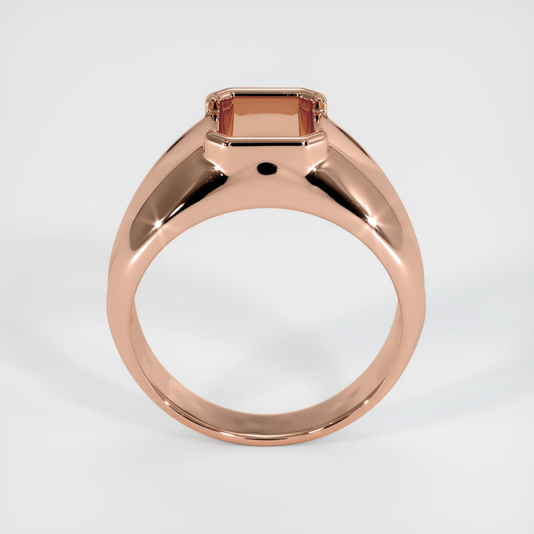 14K Rose Gold Men's Ring Setting