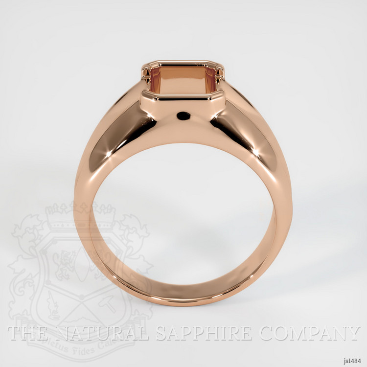 18K Rose Gold Men's Ring Setting