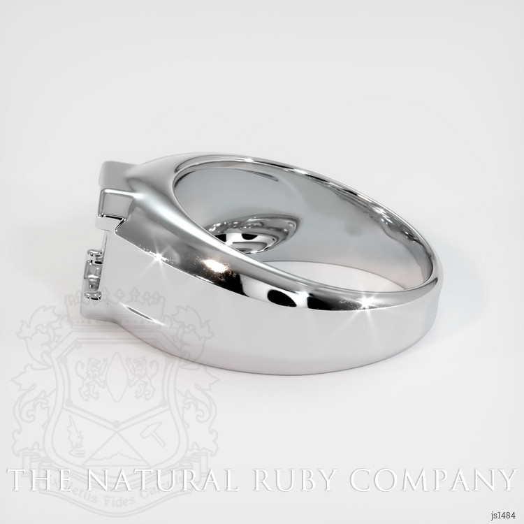 14K White Gold Men's Ring Setting