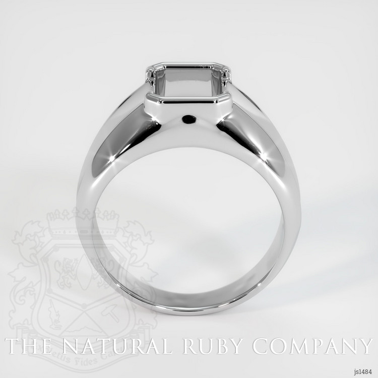 14K White Gold Men's Ring Setting