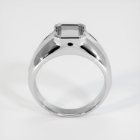 18K White Gold Men's Ring Setting Image