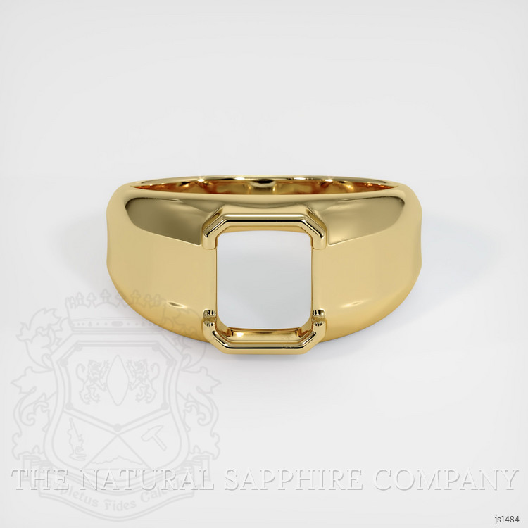 10K Yellow Gold Men's Ring Setting