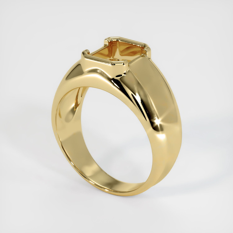 14K Yellow Gold Men's Ring Setting