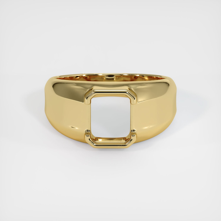 14K Yellow Gold Men's Ring Setting