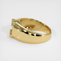 14K Yellow Gold Men's Ring Setting Image