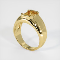 18K Yellow Gold Men's Ring Setting Video