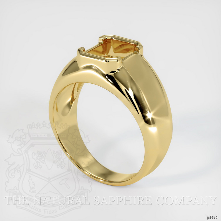 18K Yellow Gold Men's Ring Setting