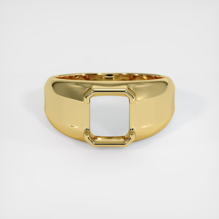 18K Yellow Gold Men's Ring Setting