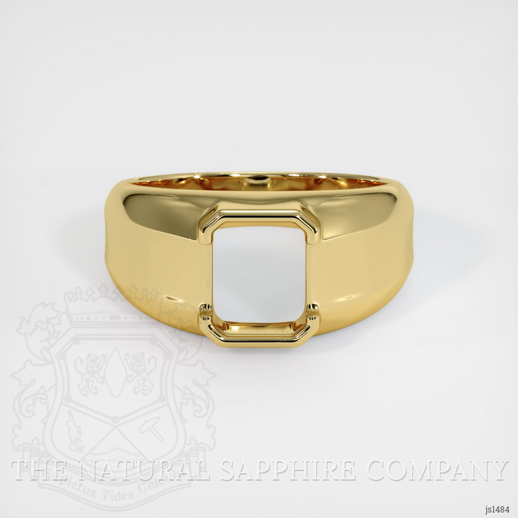 18K Yellow Gold Men's Ring Setting