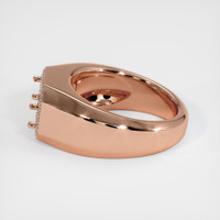 14K Rose Gold Men's Ring Setting Image