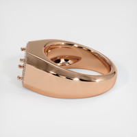 18K Rose Gold Men's Ring Setting Image